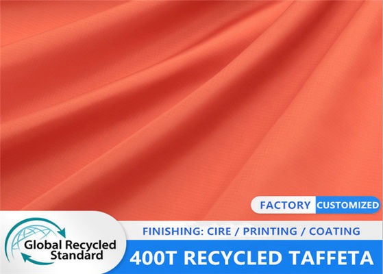 Taft-100% aufbereitetes Polyester-Gewebe 400T Ripstop