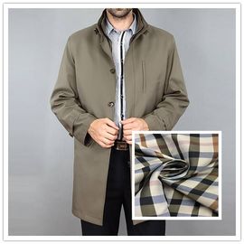 Garn - gefärbte Polyester-Futter-Gewebe-große Quadrate 100% für Anzüge/Wind - Mantel